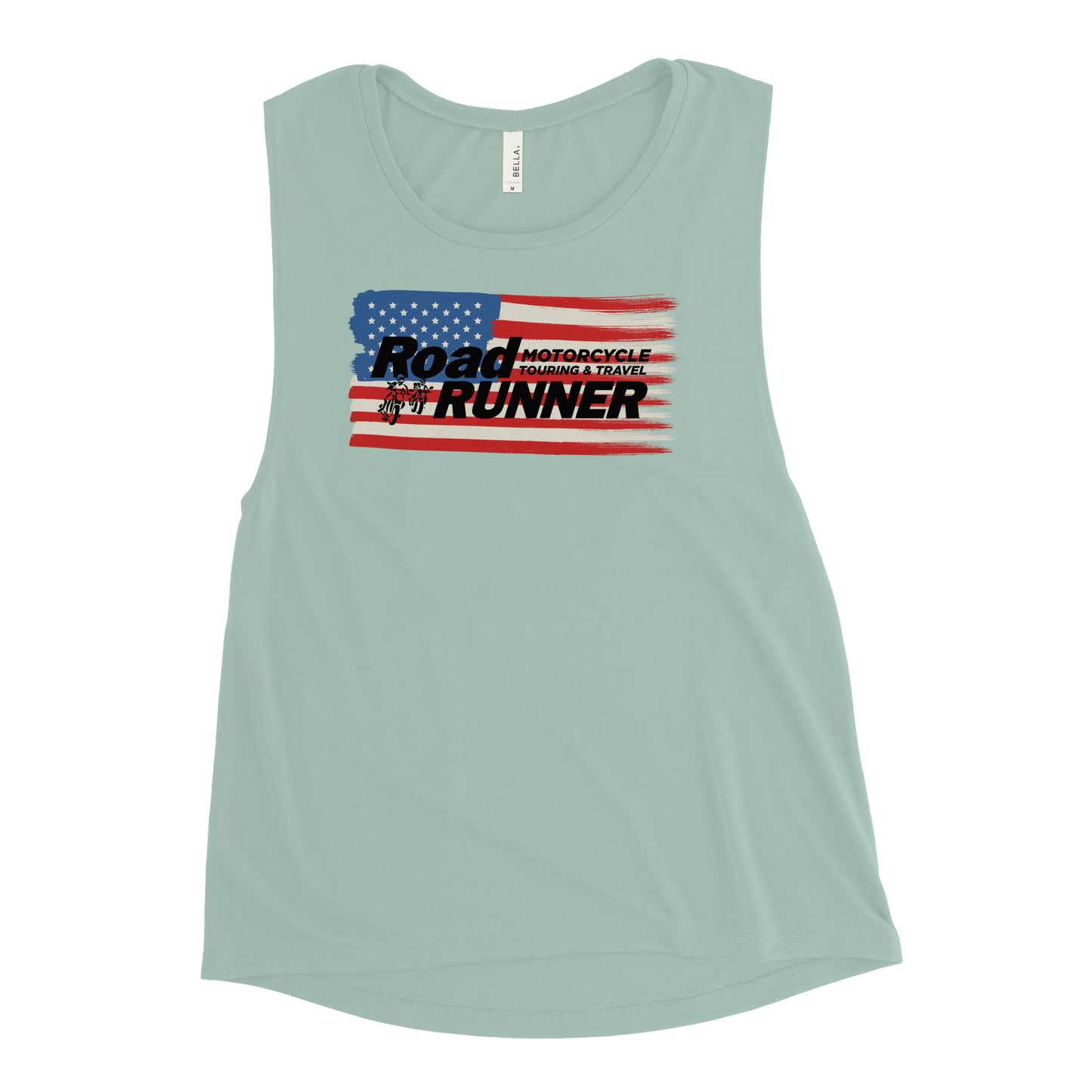 Women's Red White & Blue Muscle Tank