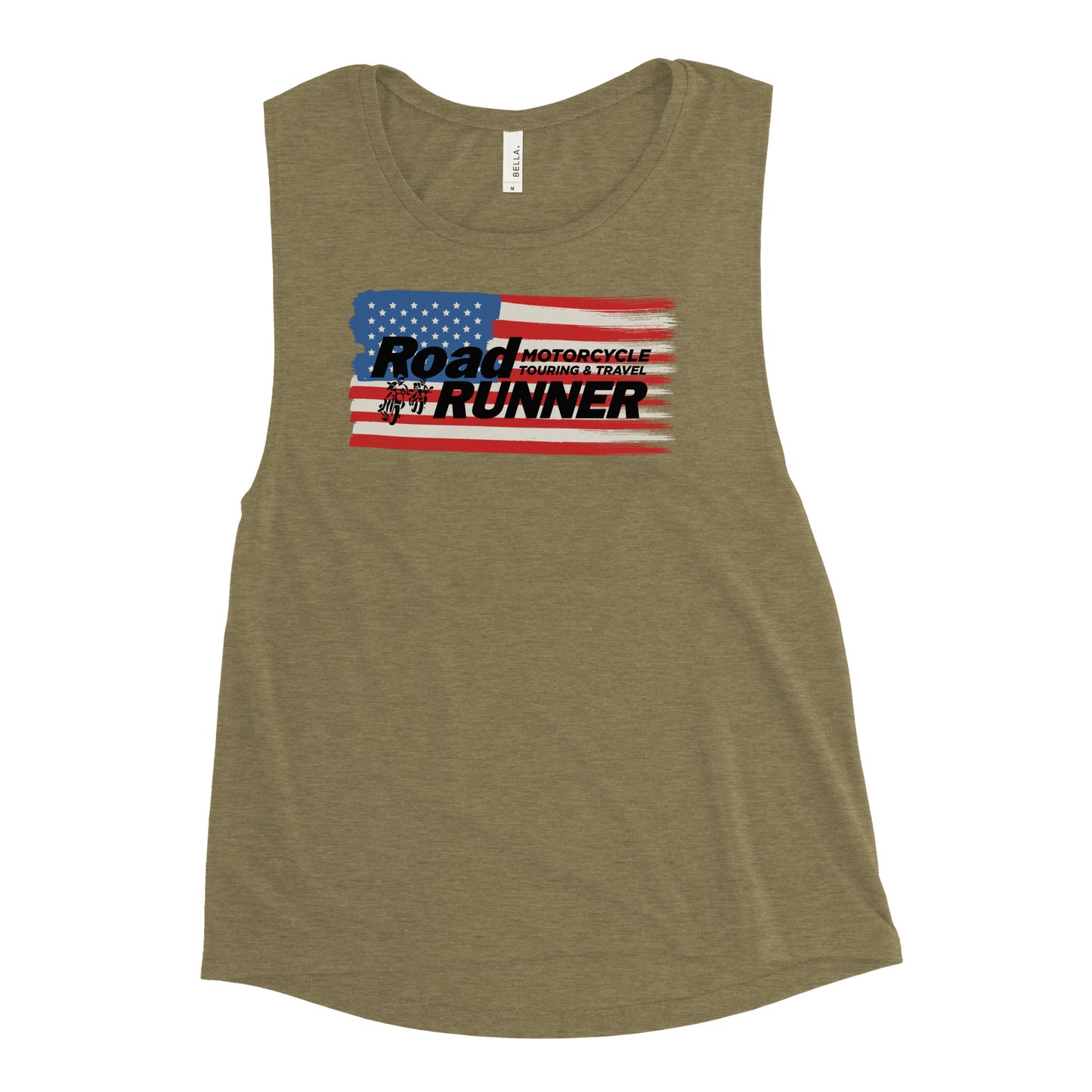 Women's Red White & Blue Muscle Tank
