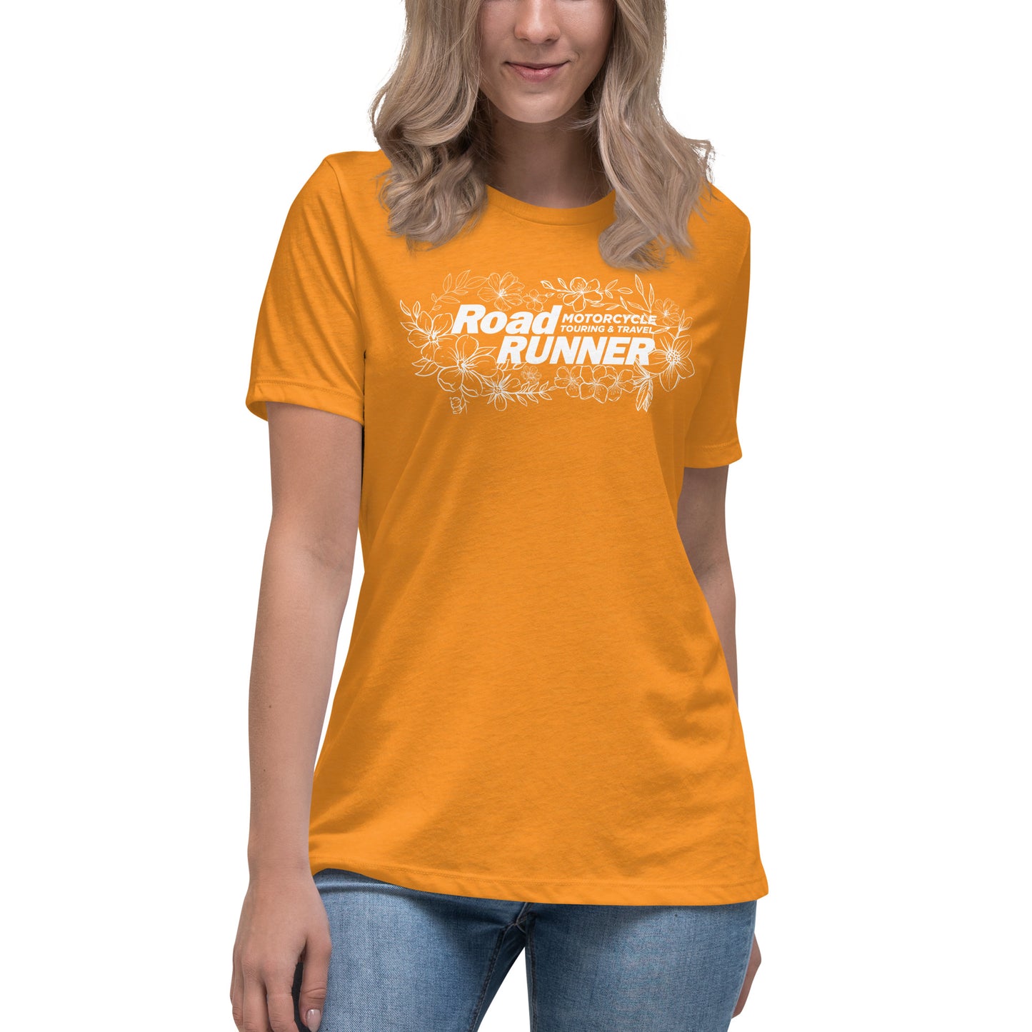 Women's White Floral Tee