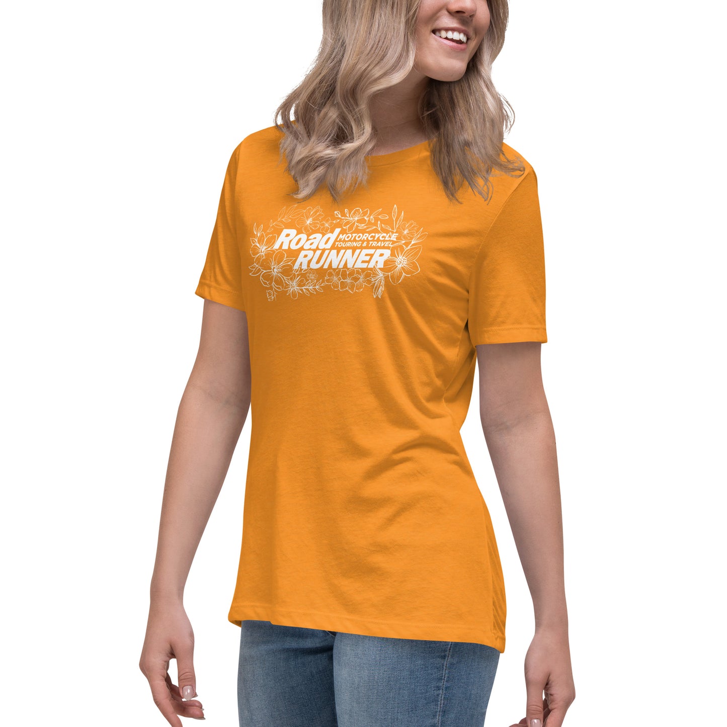 Women's White Floral Tee