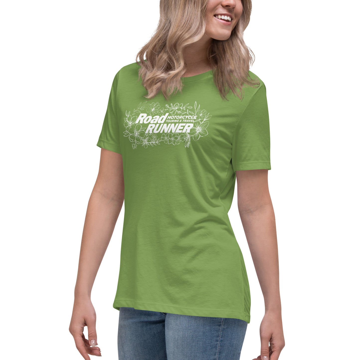 Women's White Floral Tee