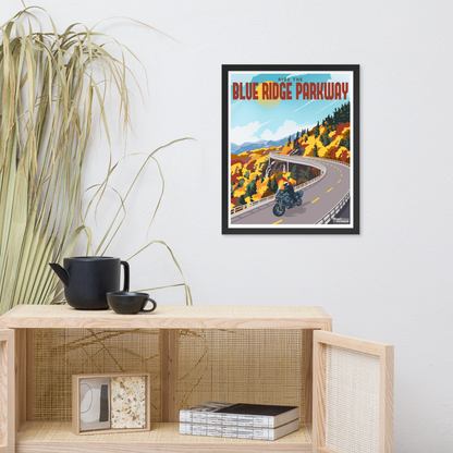 Ride The Blue Ridge Framed Poster