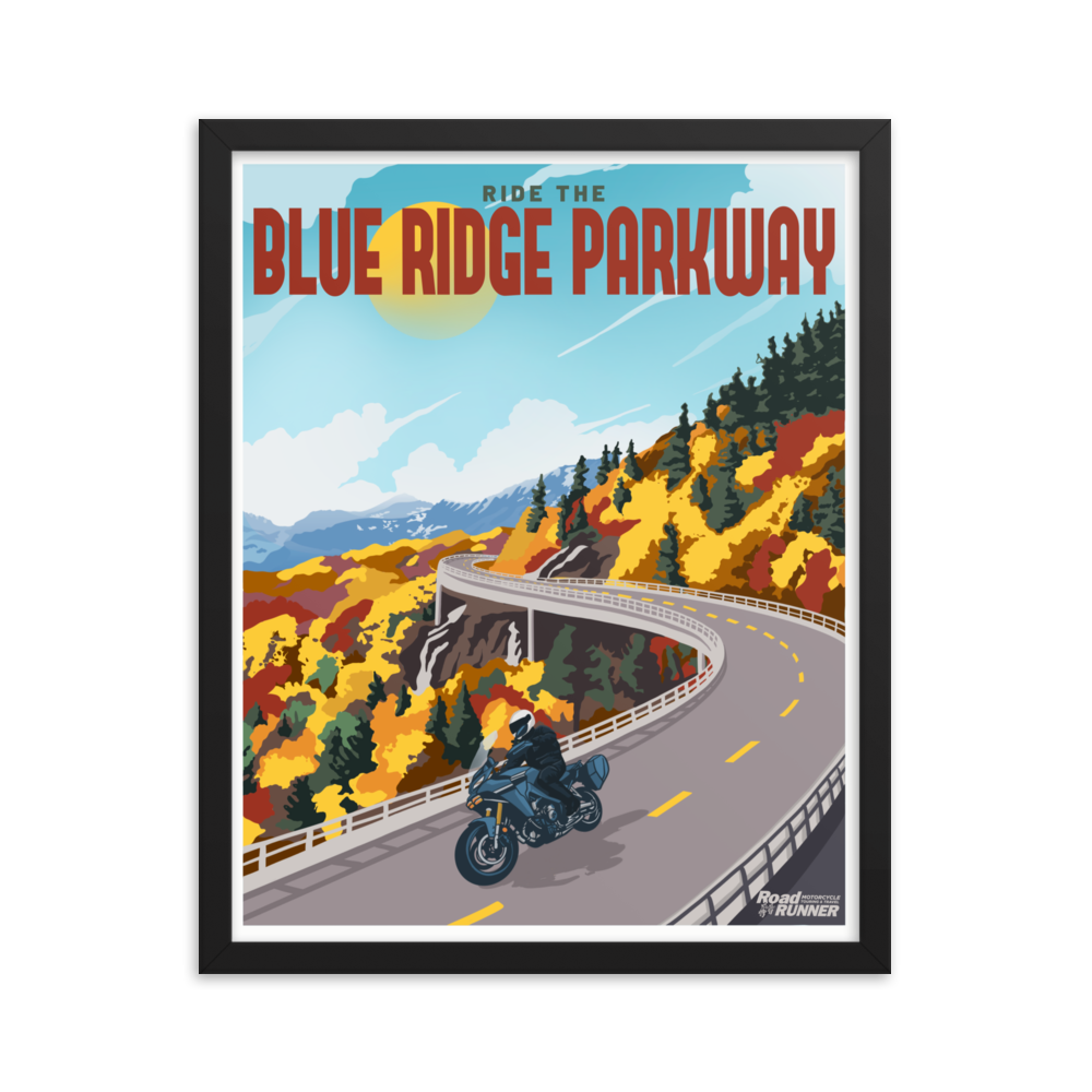 Ride The Blue Ridge Framed Poster