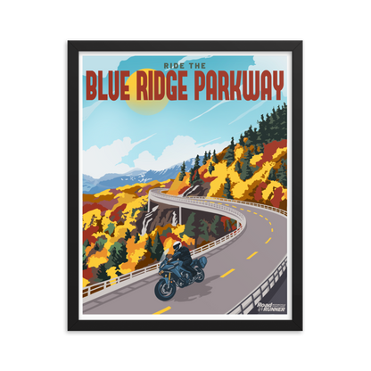 Ride The Blue Ridge Framed Poster