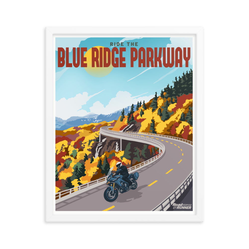 Ride The Blue Ridge Framed Poster