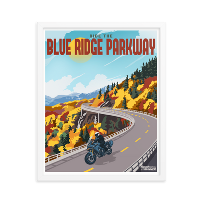 Ride The Blue Ridge Framed Poster