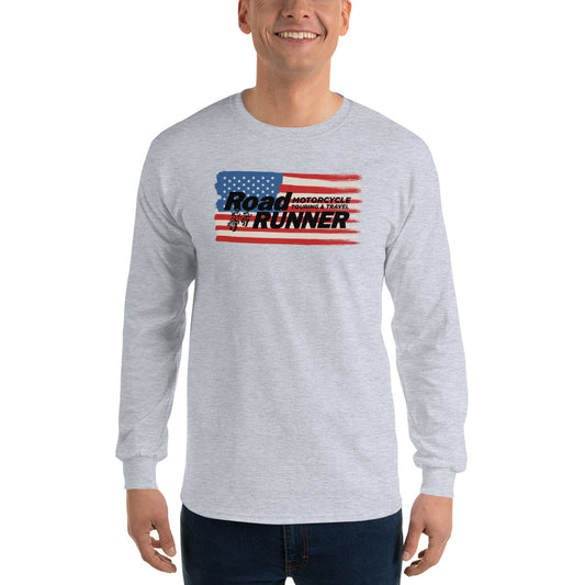 Red White & Blue Long Sleeve Tee